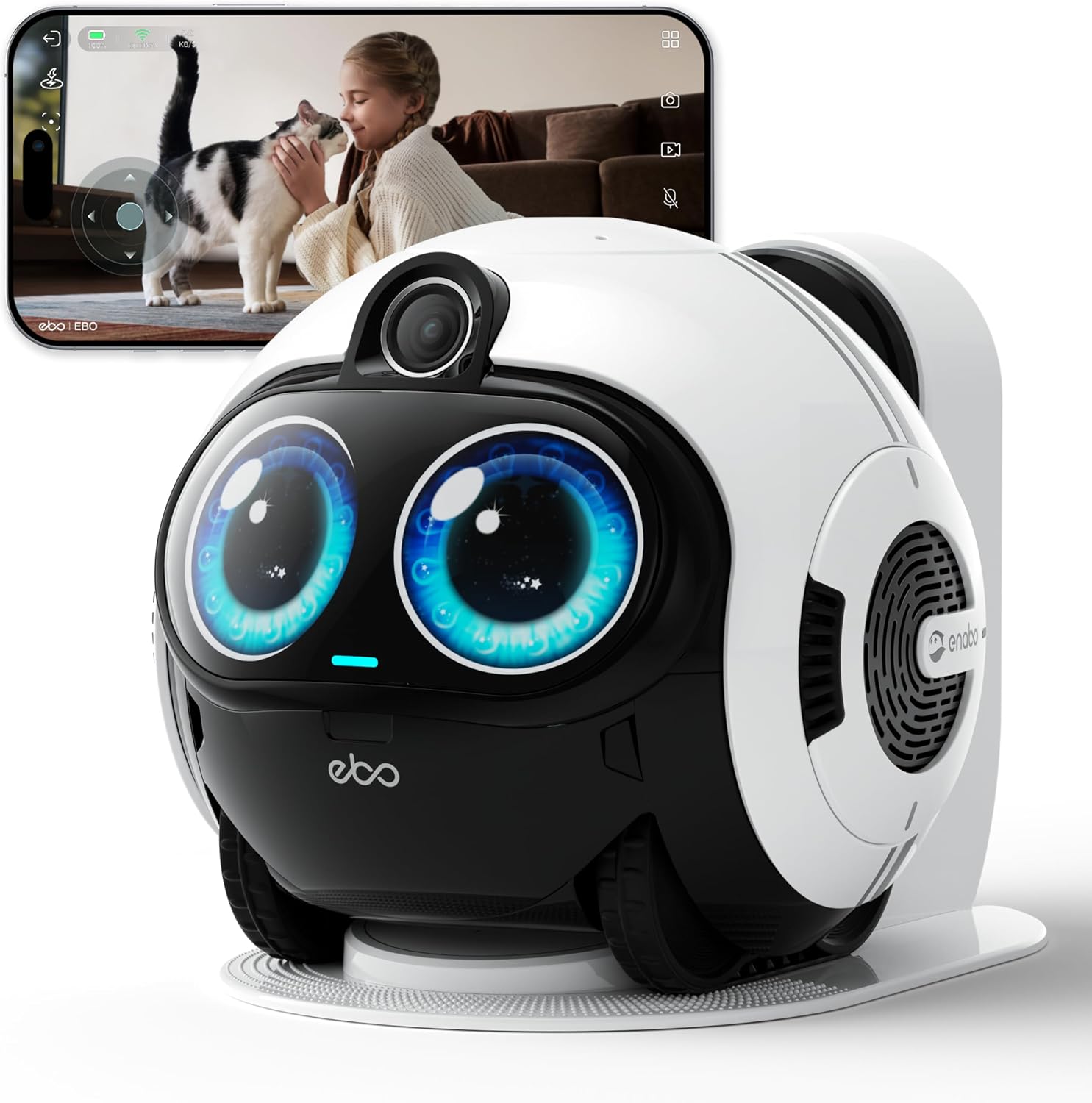 Enabot EBO Max FamilyBot AI home monitoring robot